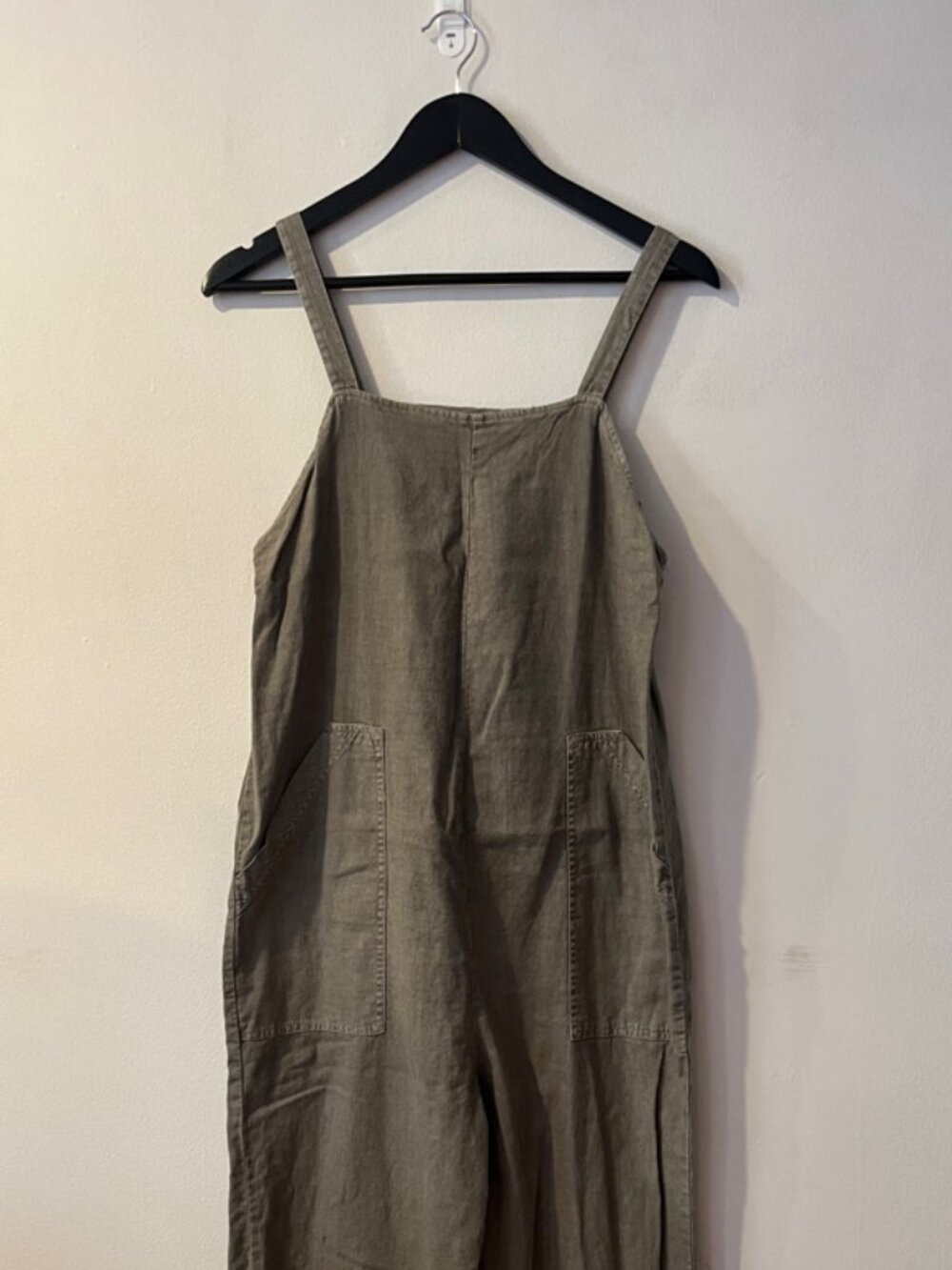 Olive Cloth Overalls